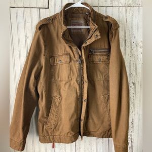 Levi's Men's Washed Cotton Military Jacket